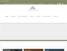 Tablet Screenshot of cabanascachagua.com